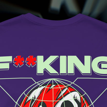 F**KING SMILE - Purple - T-Shirt