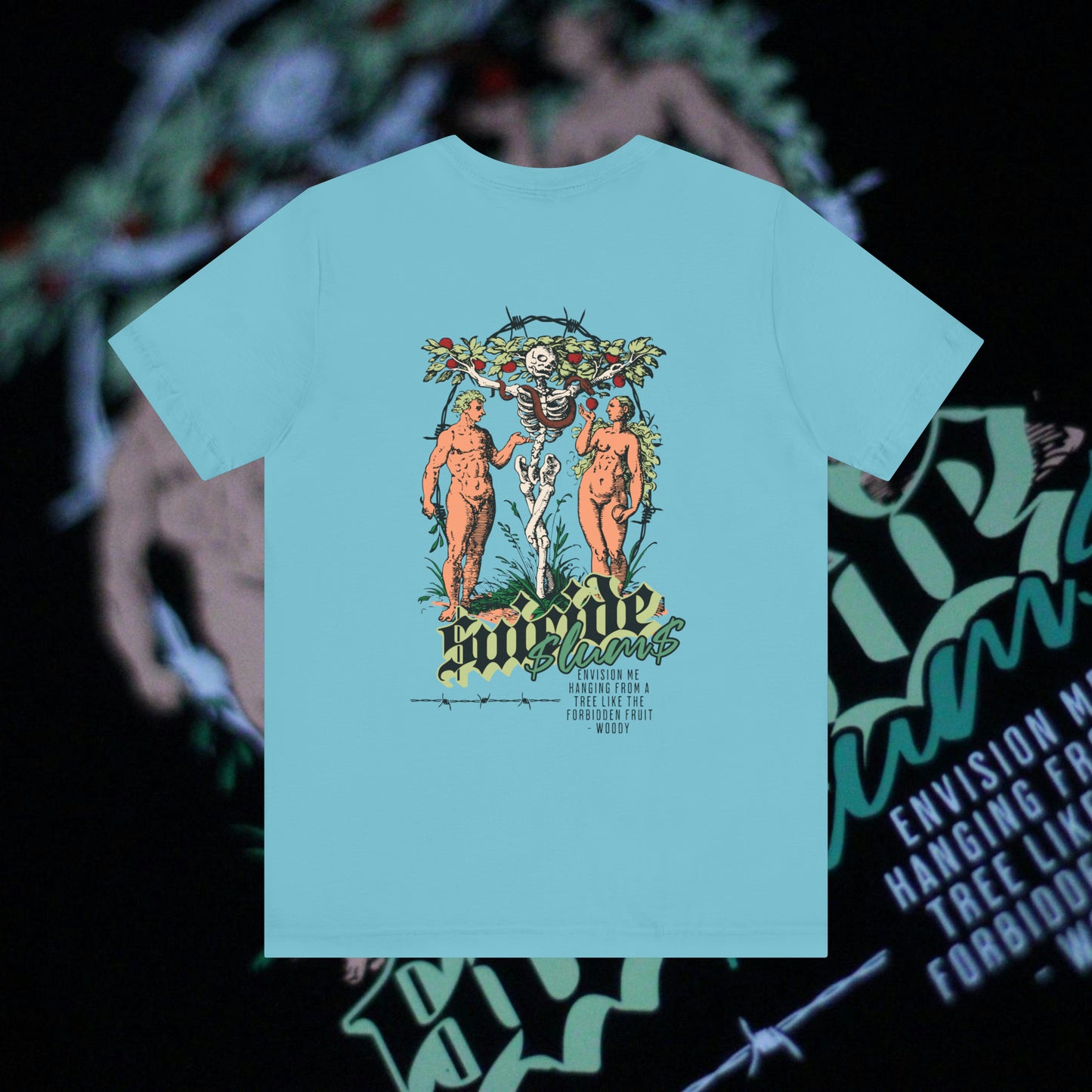 Forbidden Fruit - Turquoise - T-Shirt