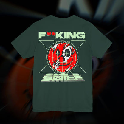 F**KING SMILE - Forest Green - T-Shirt