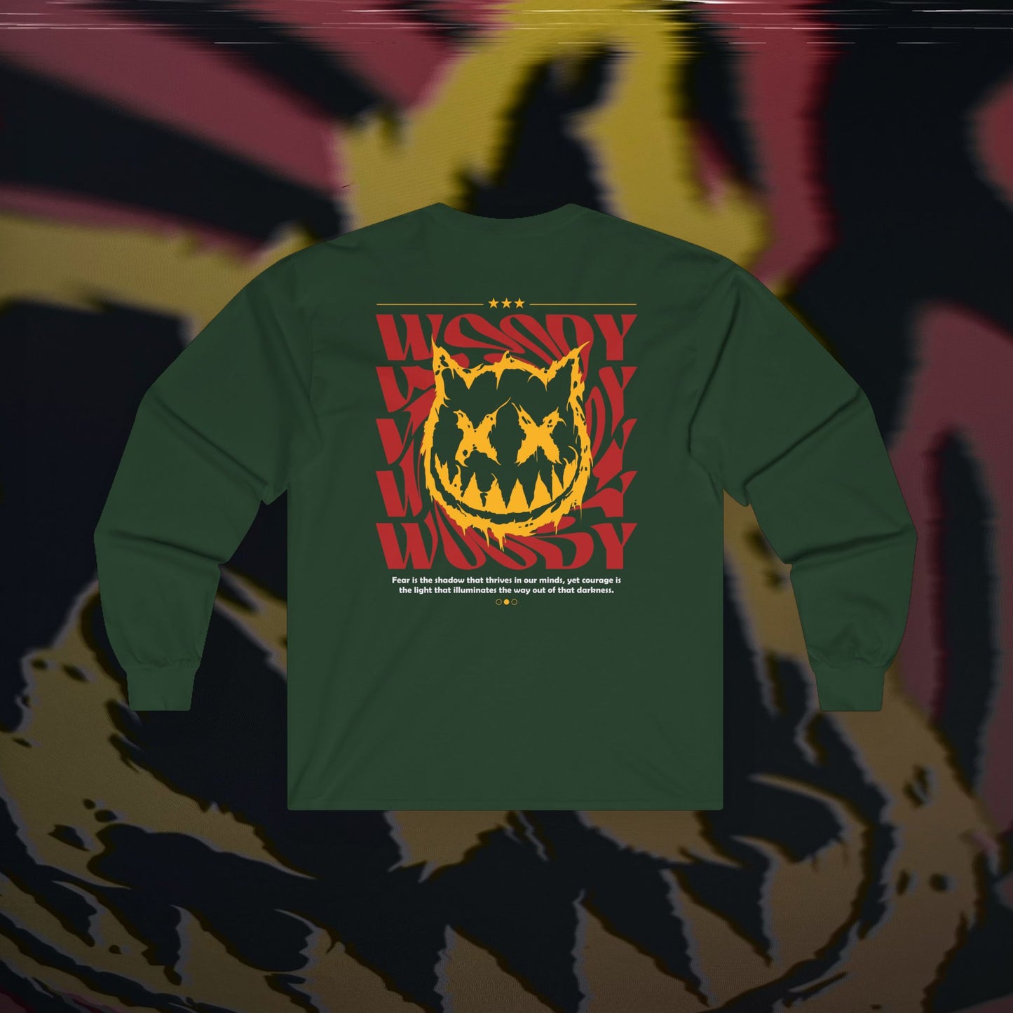 Face your Demons - Forest Green - Long Sleeve