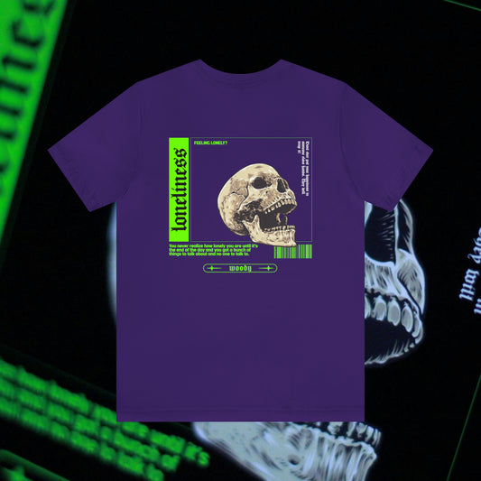 Loneliness - Purple - T-Shirt