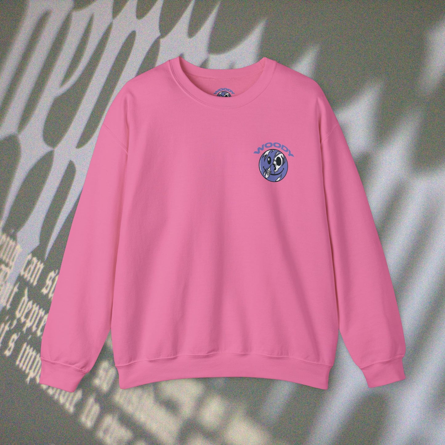 Depression - Safety Pink - Crewneck