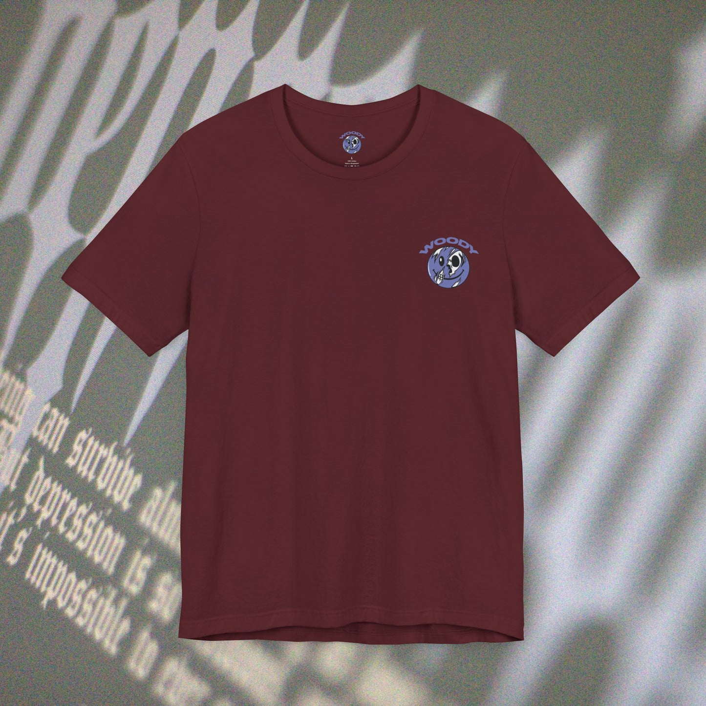 Depression - Maroon - T-Shirt