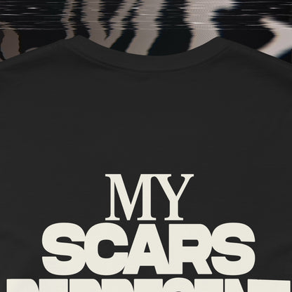 My Scars Represent My Mercy - Black - T-shirt