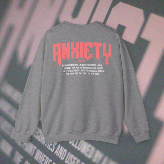 Anxiety - Graphite Heather - Crewneck