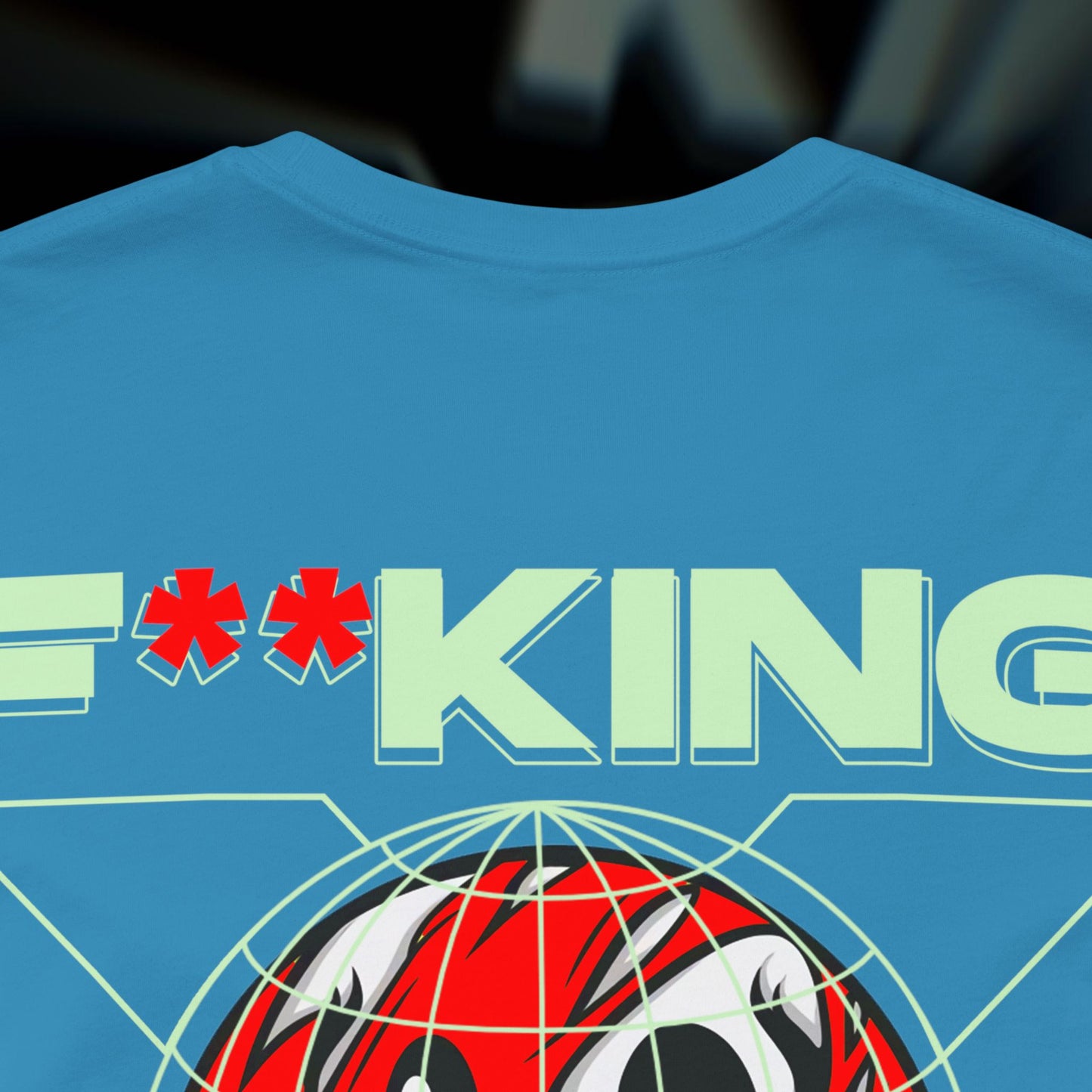 F**KING SMILE - Aqua - T-Shirt