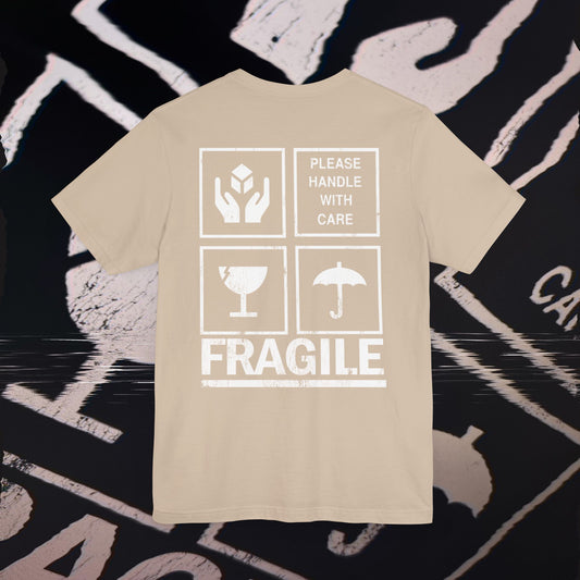 Fragile - Tan - T-Shirt