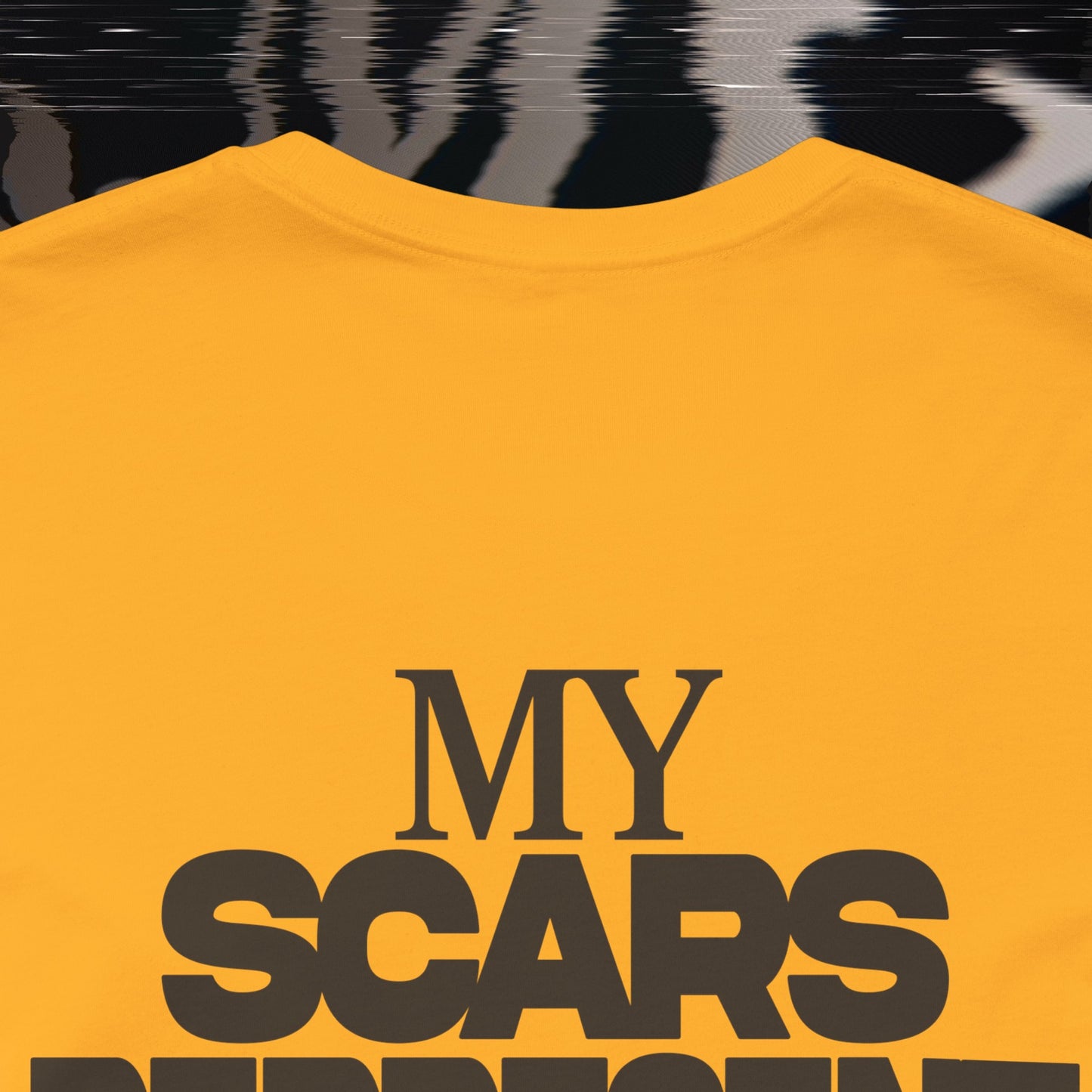 My Scars Represent My Mercy - Gold - T-shirt