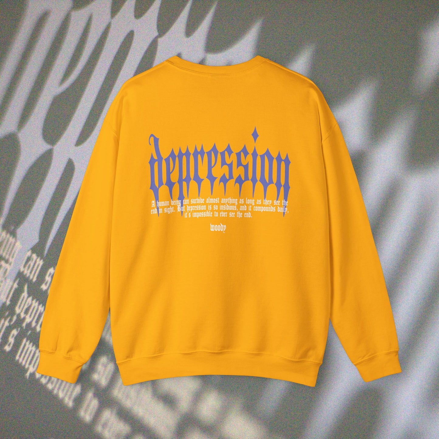 Depression - Gold - Crewneck