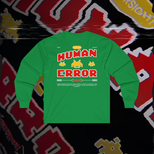 Human Error - Green - Long Sleeve