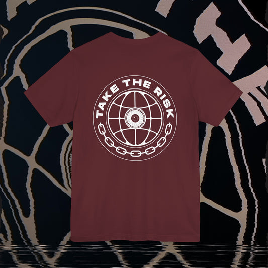 Take The Risk - Maroon - T-shirt