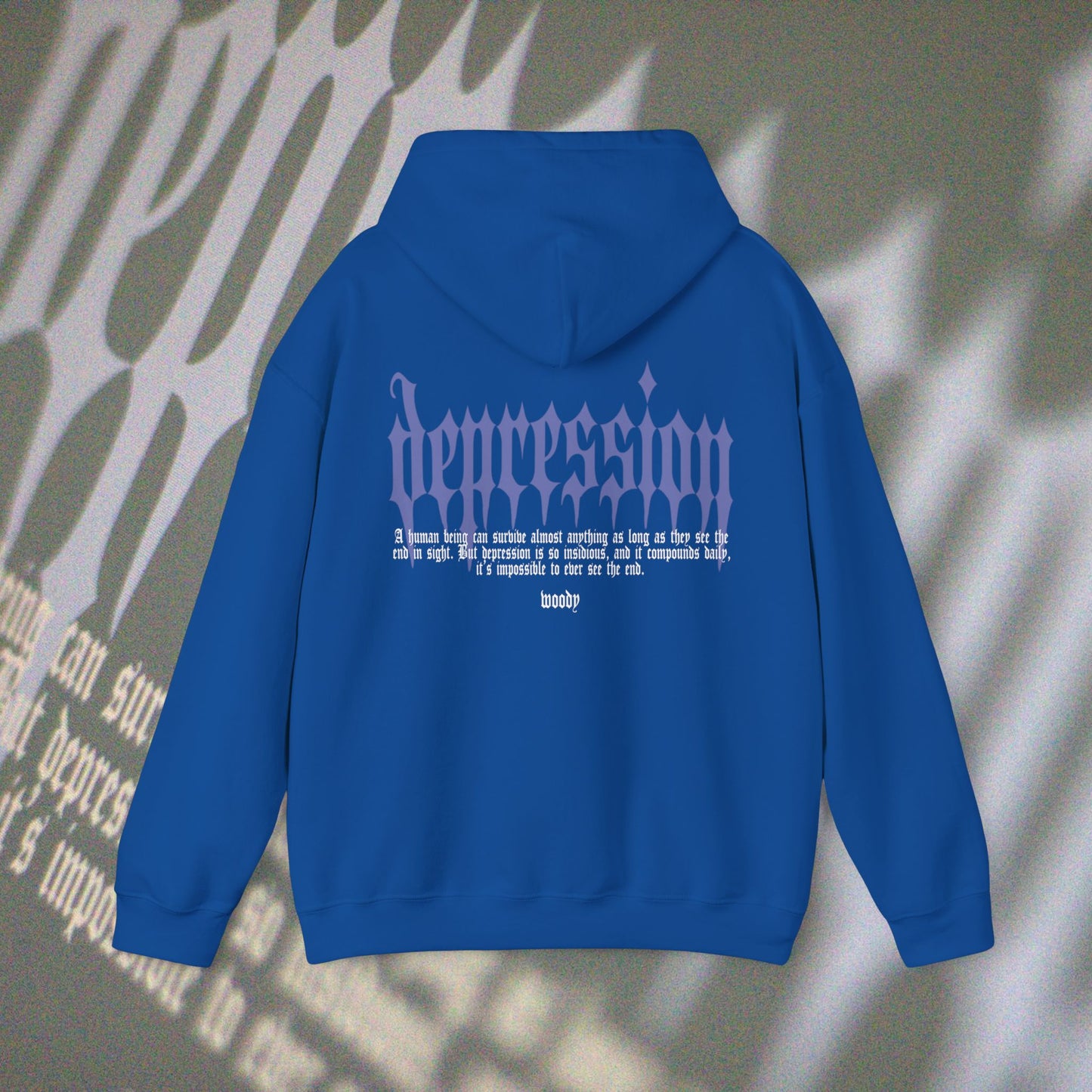 Depression - Royal Blue - Hoodie