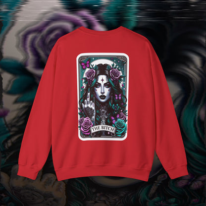 The Bitch - Red - Crewneck