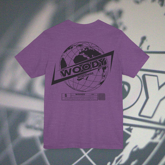 Woody Worldwide - Heather Purple - T-Shirt
