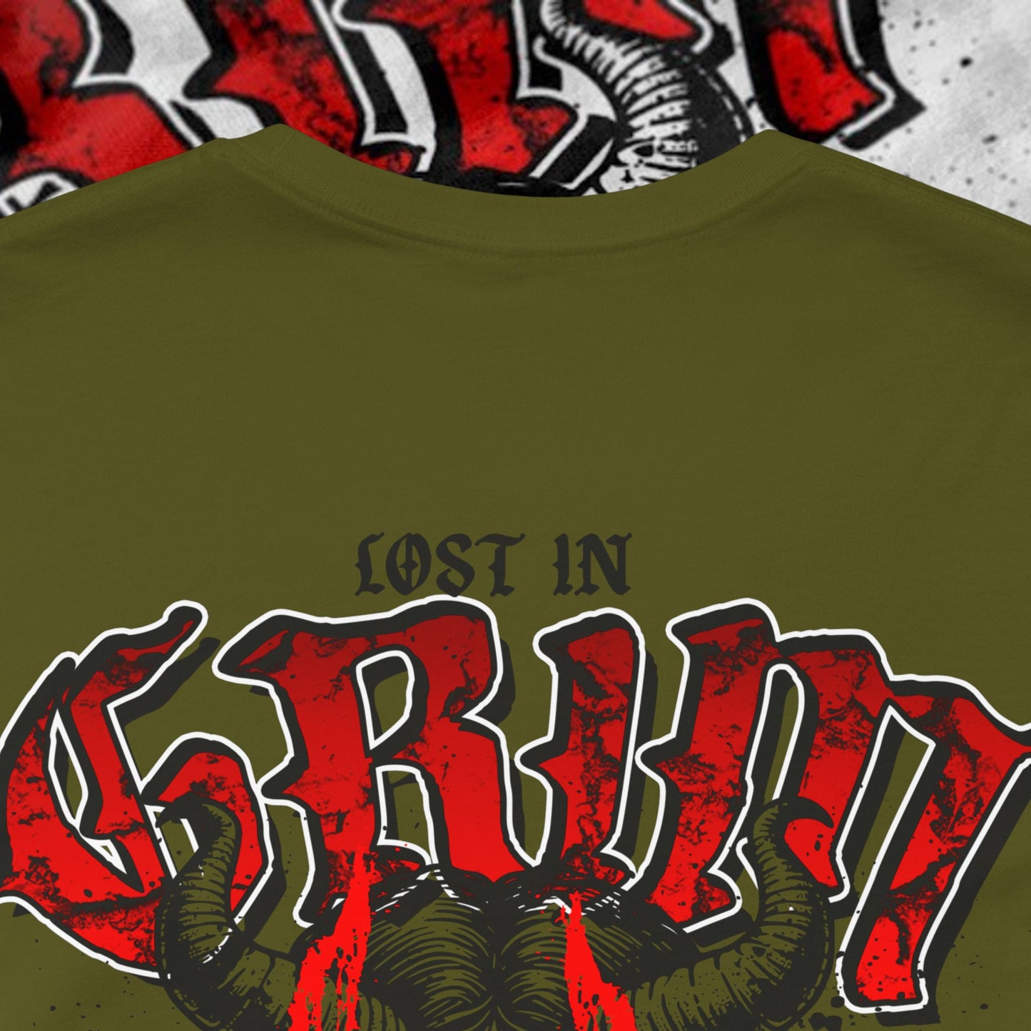 Lost In Grim - Olive - T-Shirt