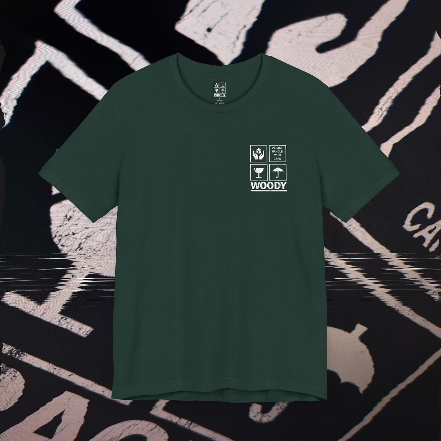 Fragile - Forest Green - T-Shirt