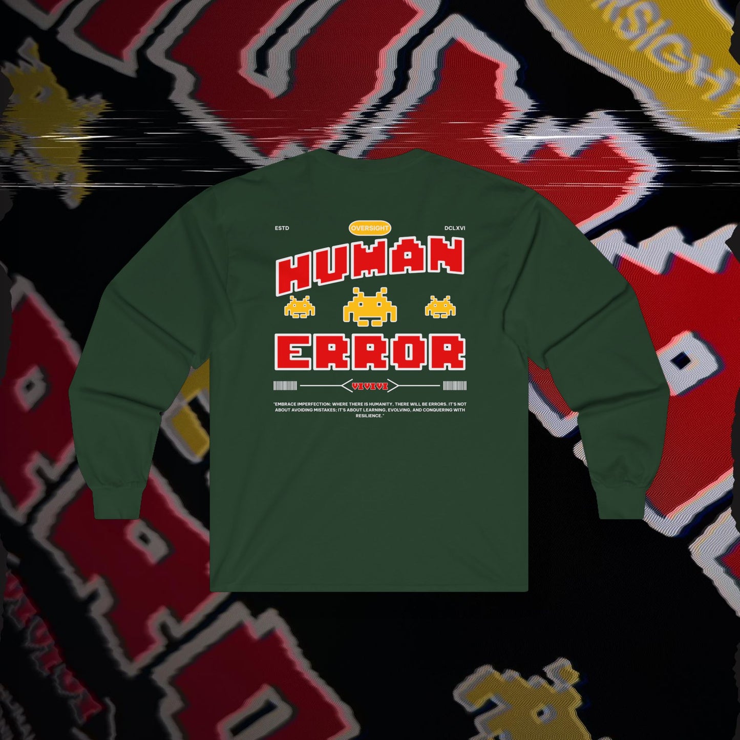 Human Error - Forest Green - Long Sleeve