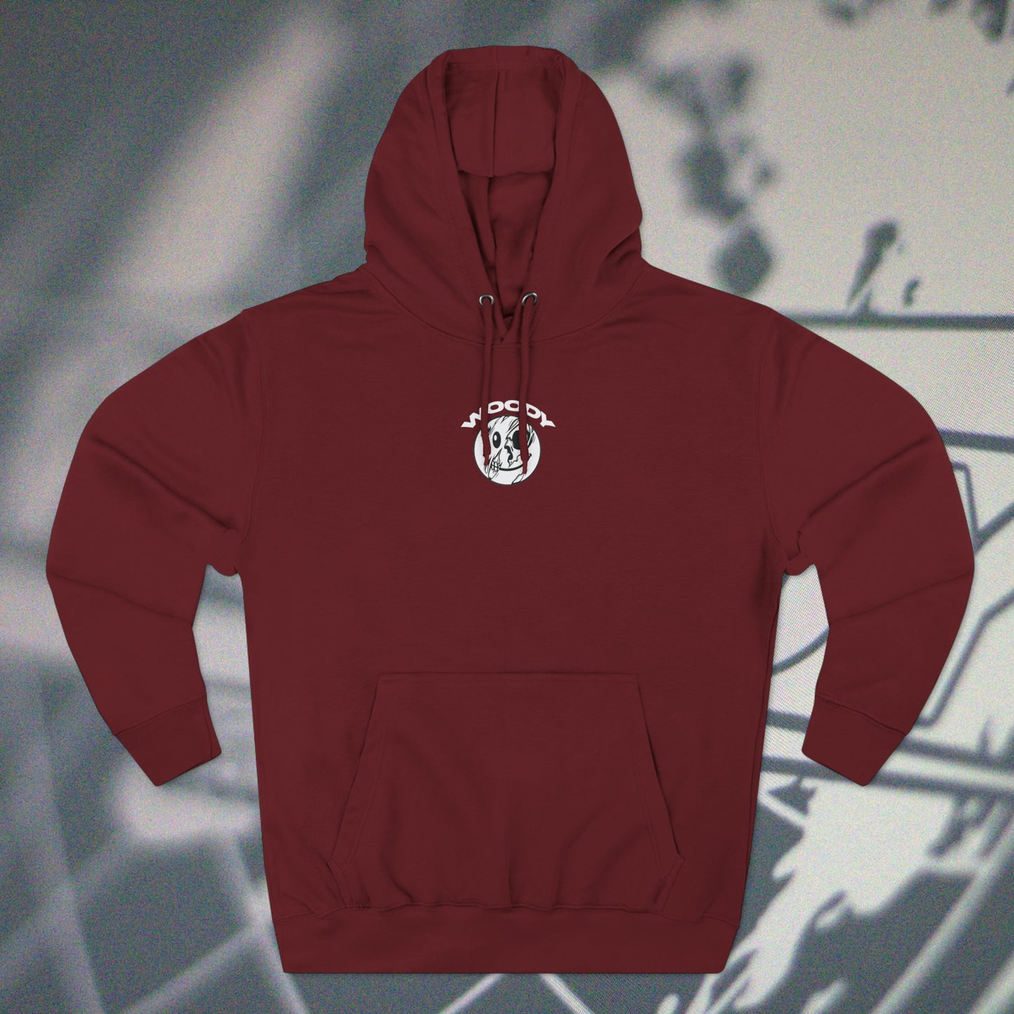 Woody Worldwide - Burgundy - Hoodie