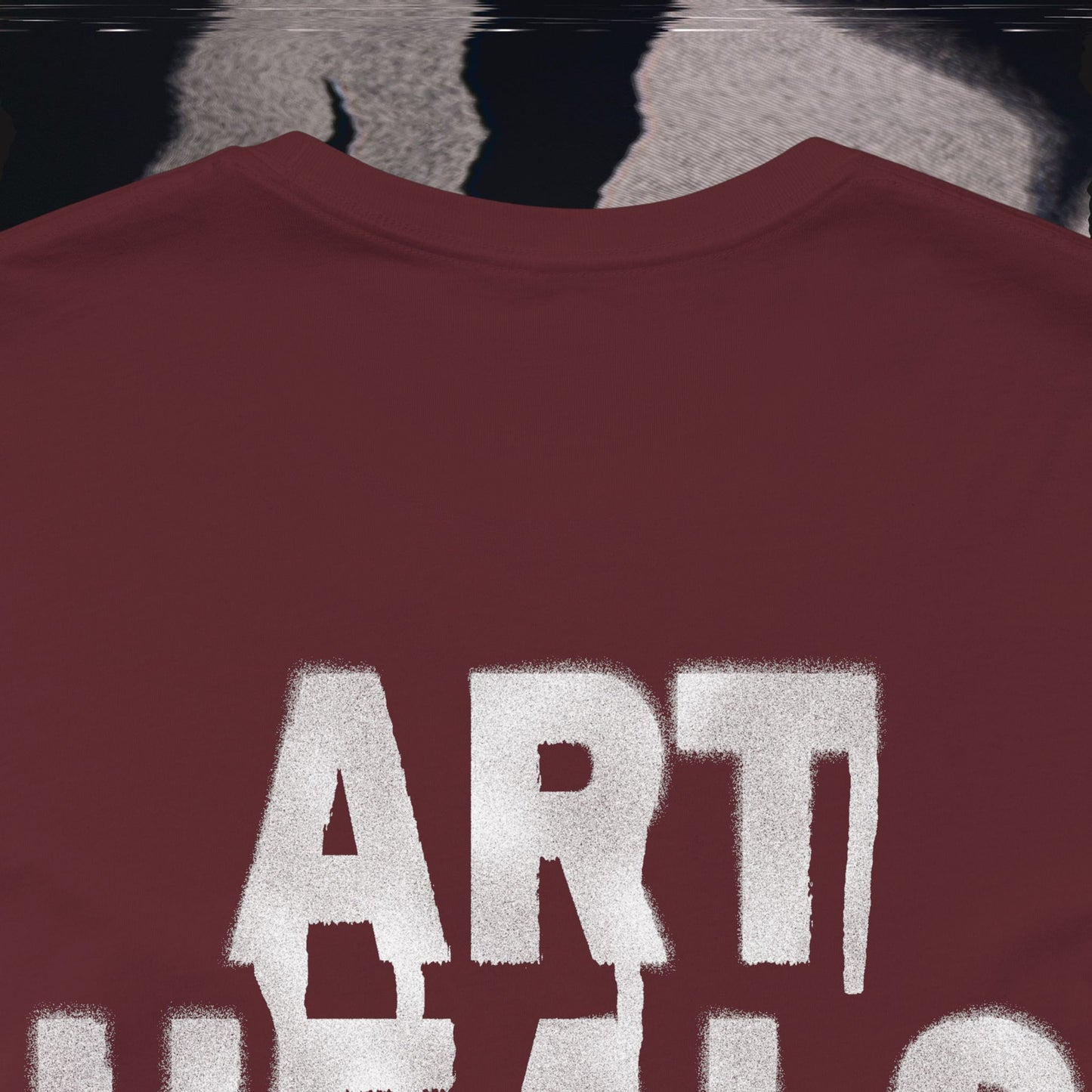 Art Heals Pain - Maroon - T-Shirt