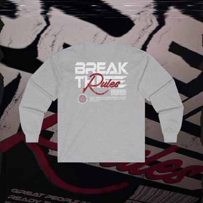 Break The Rules - Sports Grey - Long Sleeve T-Shirt