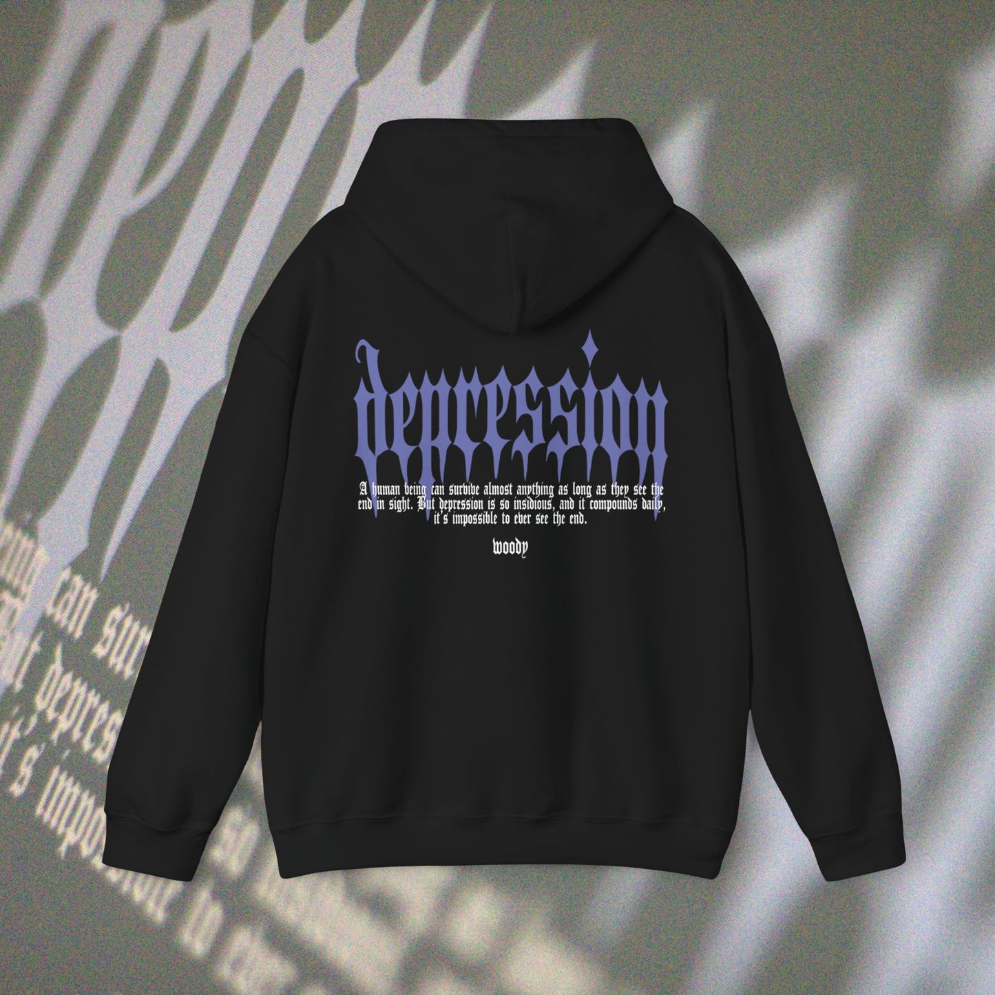 Depression - Black - Hoodie