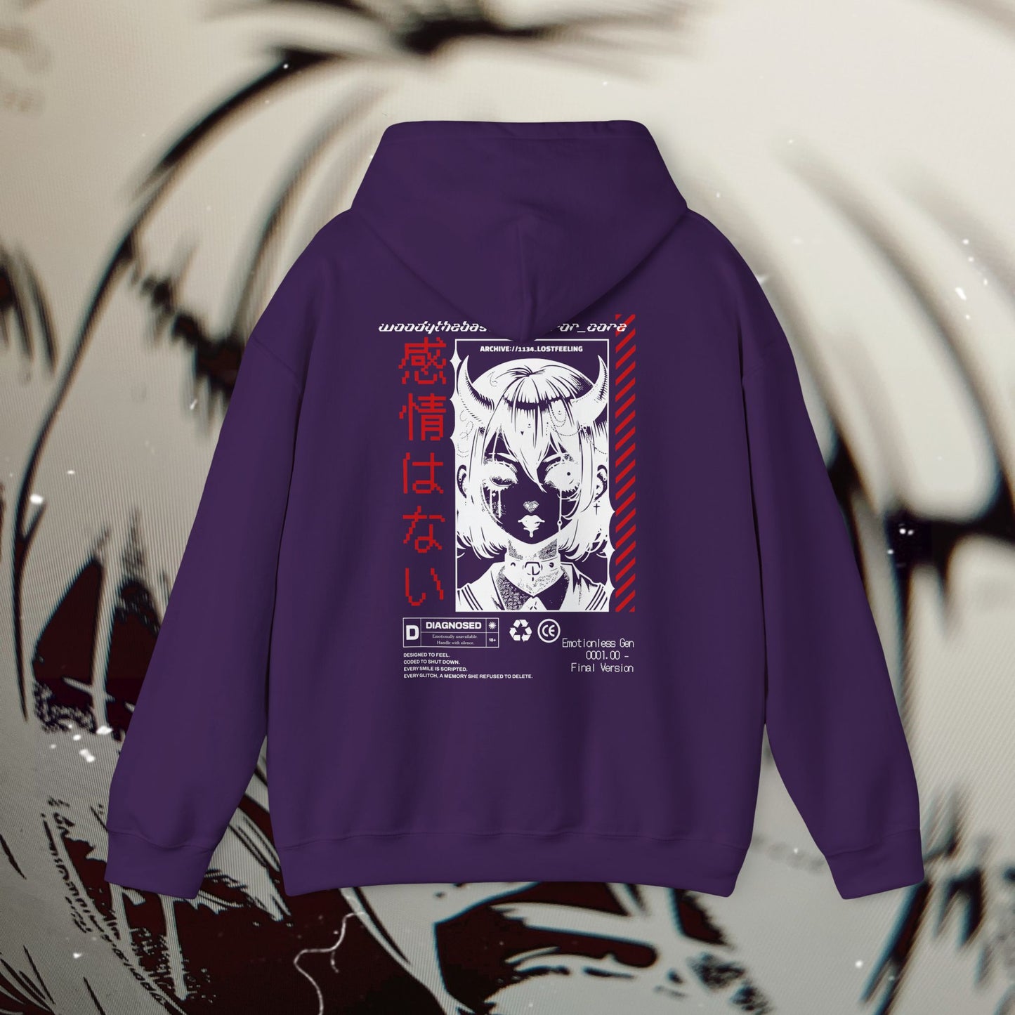 EMOTIONLESS_GEN - Purple - Hoodie