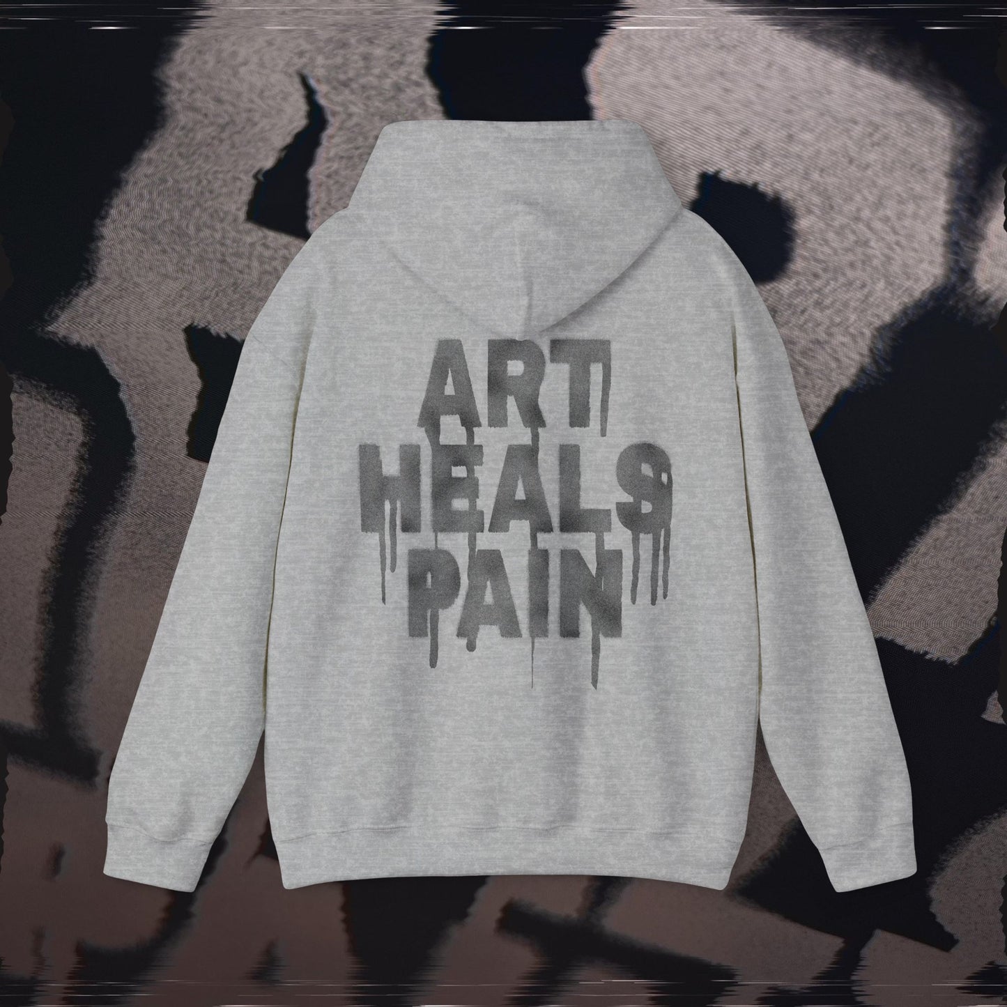 Art Heals Pain - Sports Grey - Hoodie