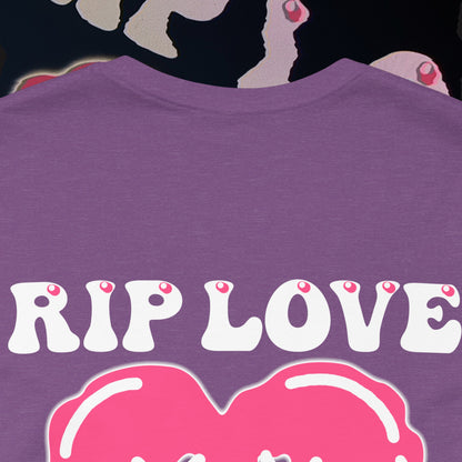 RIP Love - Heather Purple - T-shirt