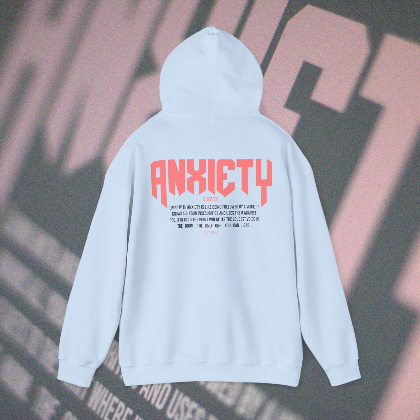 Anxiety - Light Blue - Hoodie