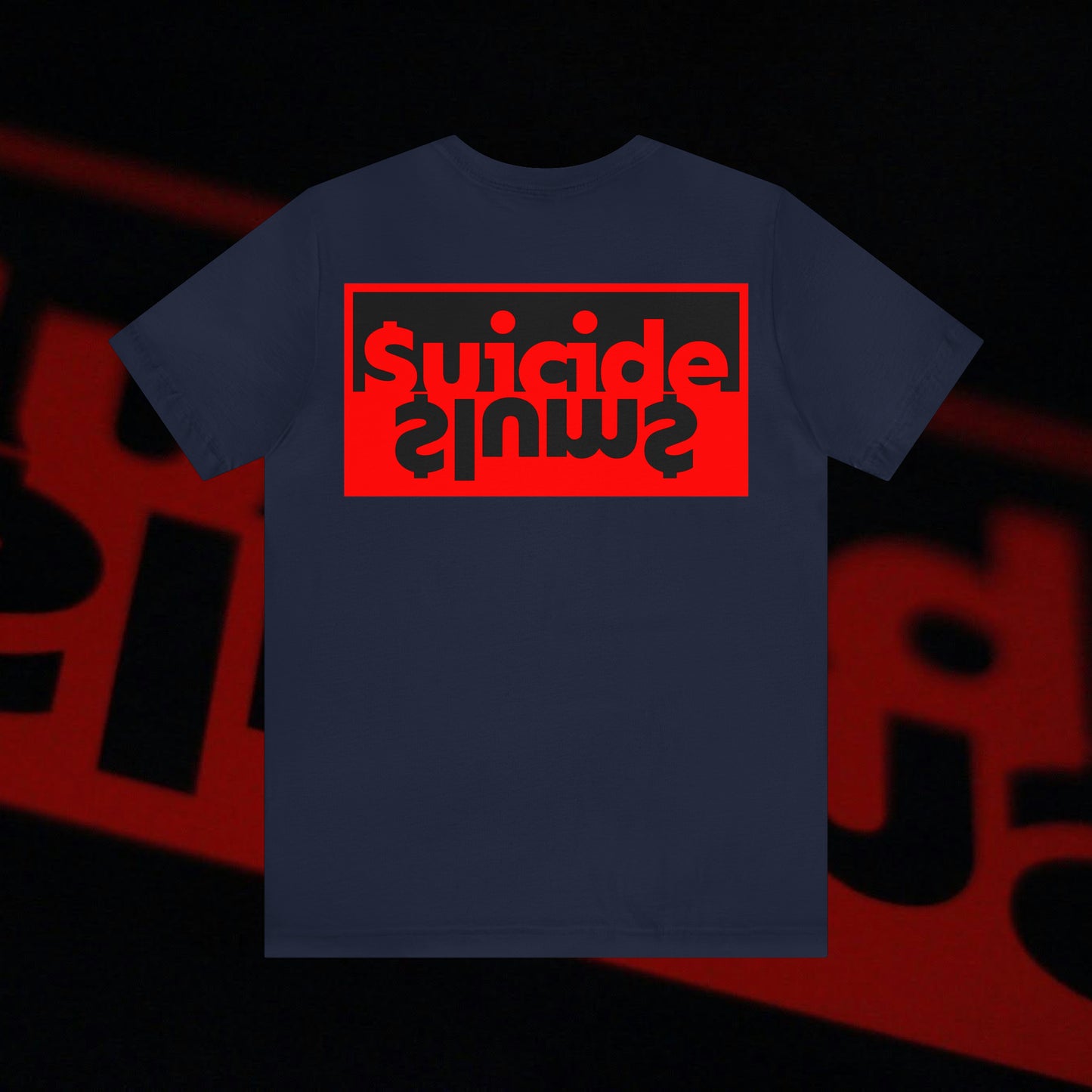 $uicide $lum$ - Navy - T-Shirt