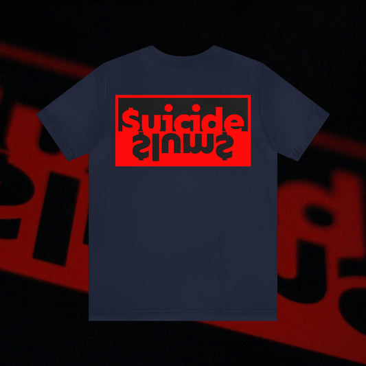 $uicide $lum$ - Navy - T-Shirt