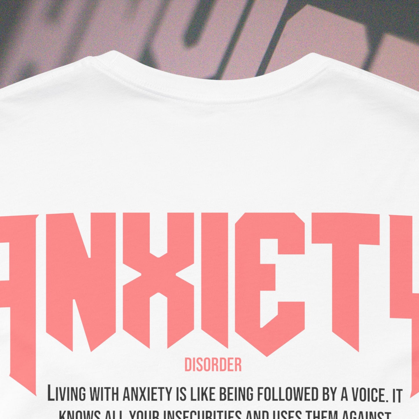 Anxiety - White - T-Shirt