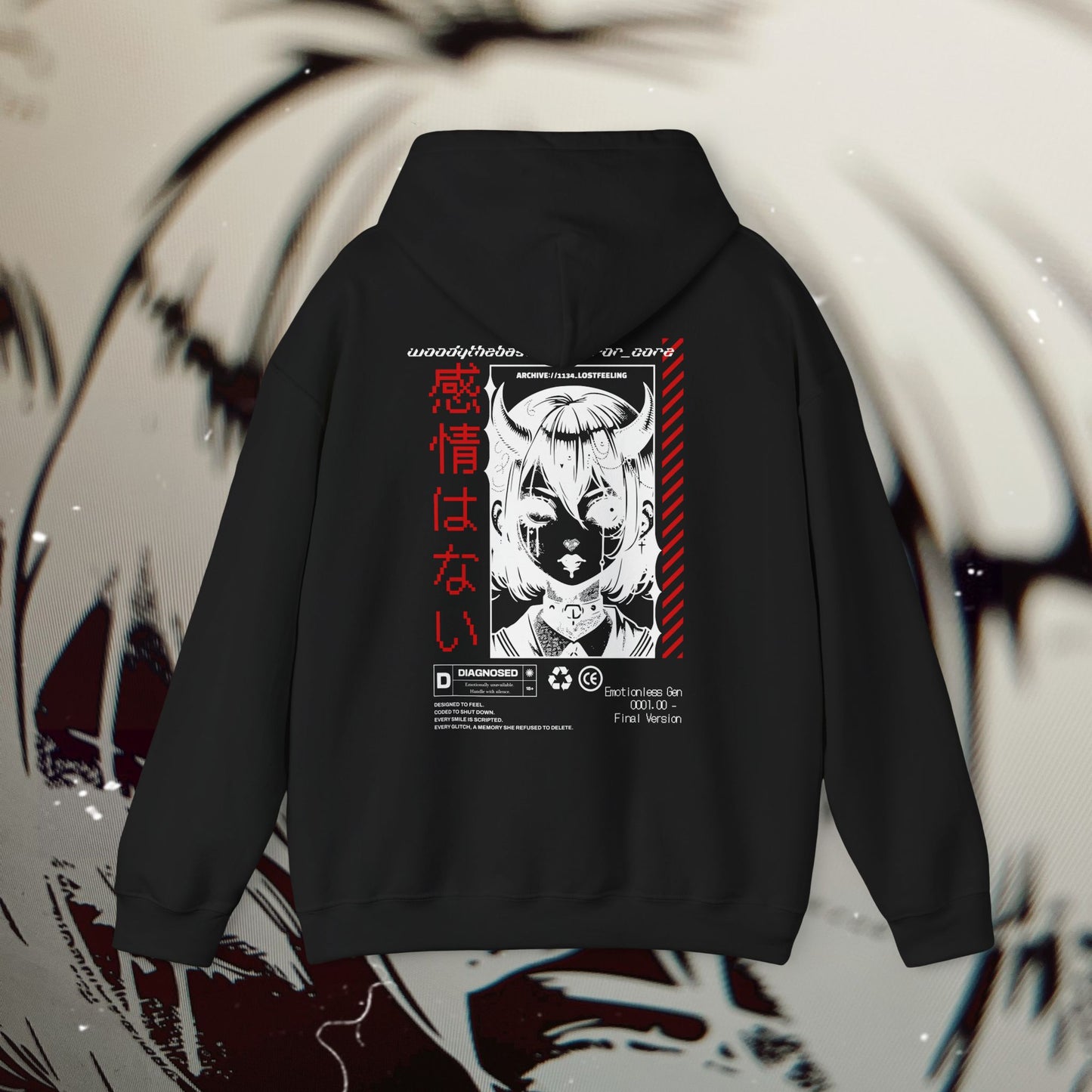 EMOTIONLESS_GEN - Black - Hoodie