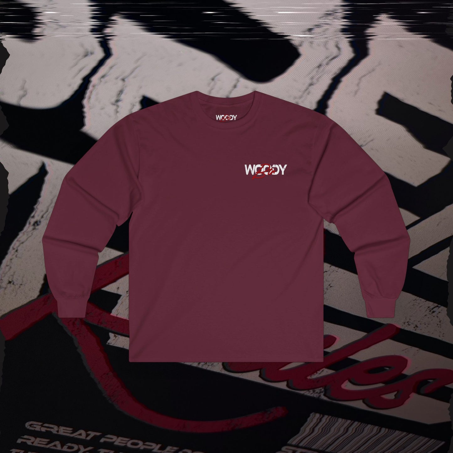 Break The Rules - Maroon - Long Sleeve T-Shirt