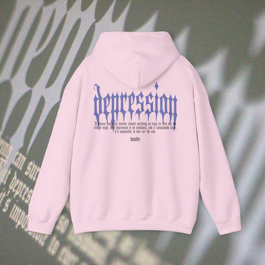 Depression - Light Pink - Hoodie