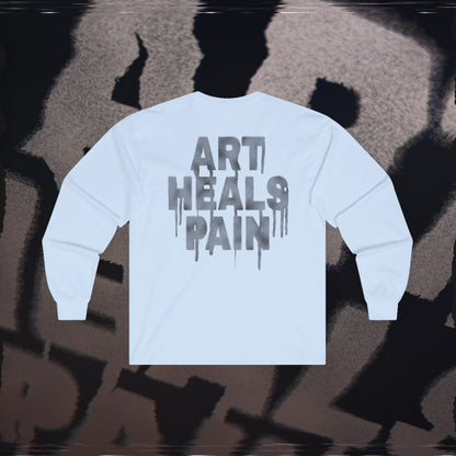 Art Heals Pain - Light Blue - Long Sleeve