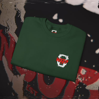 Bite Back - Forest Green - Crewneck