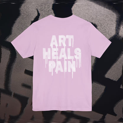 Art Heals Pain - Lilac - T-Shirt