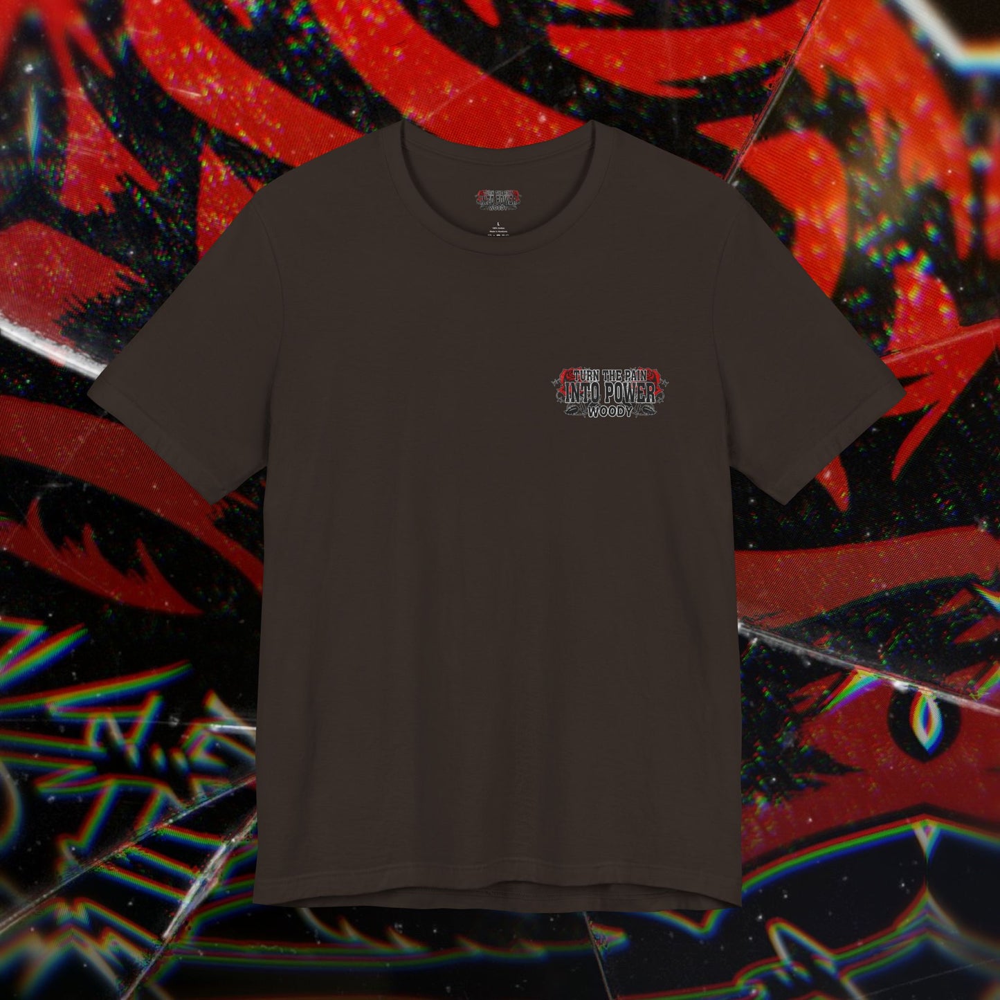 Pain To Power - Brown - T-Shirt