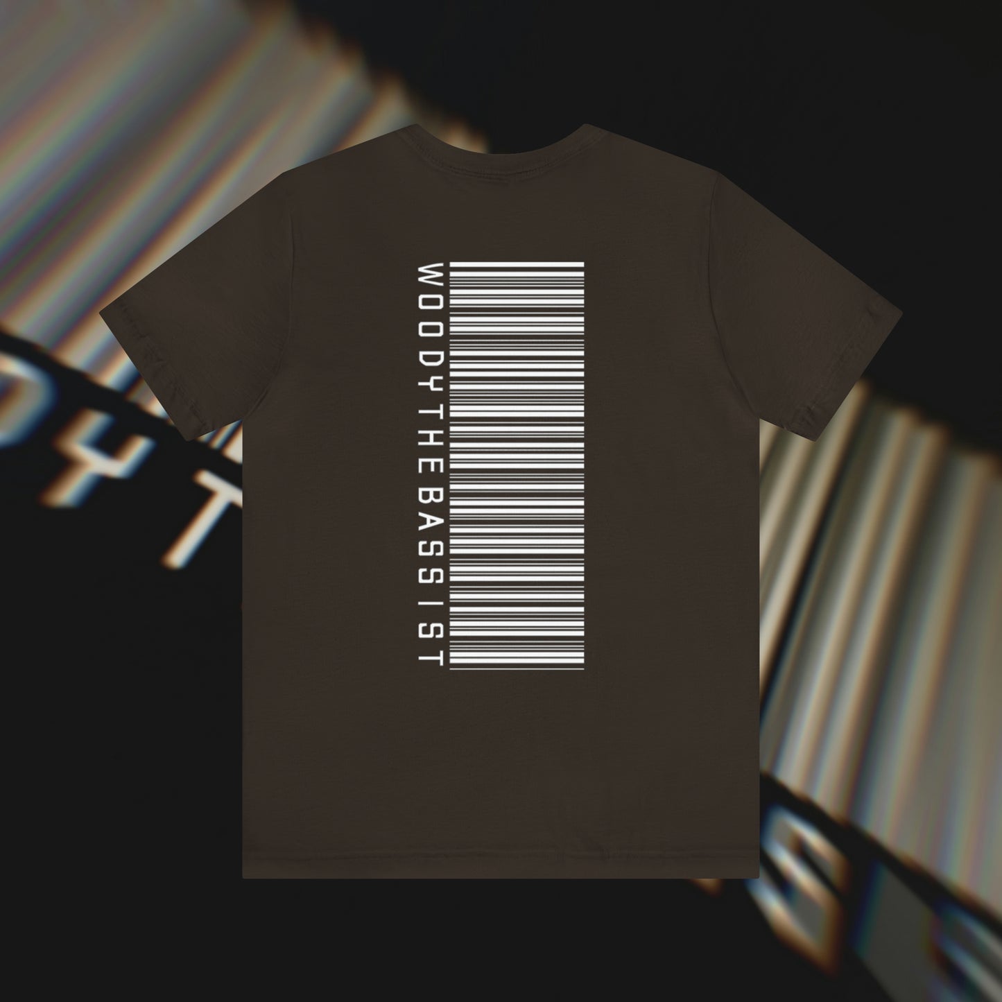 Barcode - Brown - T-Shirt