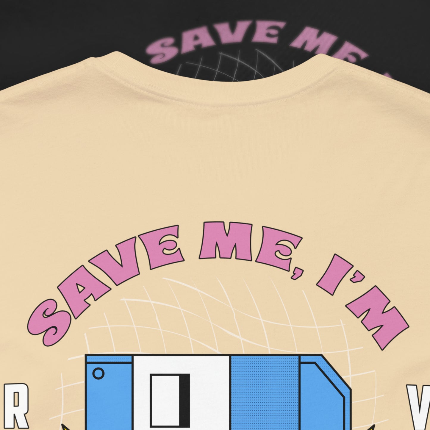 Save Me, I'm Floppin' - Soft Cream - T-Shirt