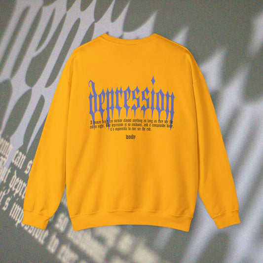 Depression - Gold - Crewneck