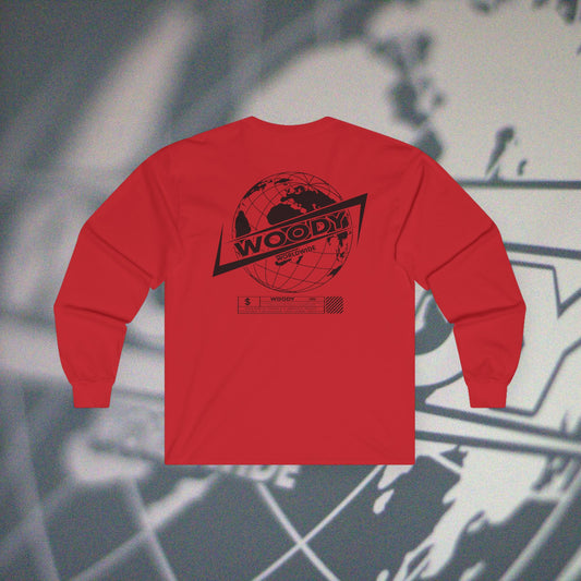 Woody Worldwide - Red - Long Sleeve