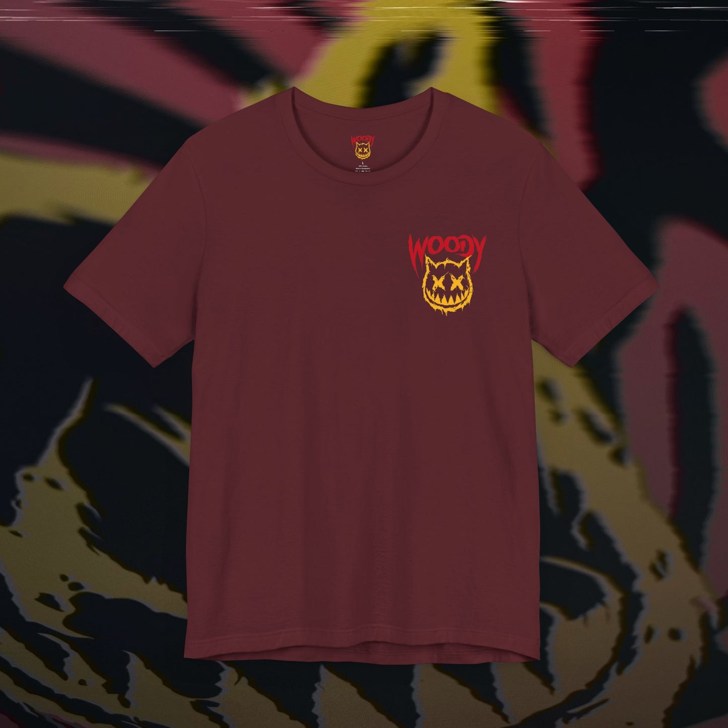 Face Your Demons - Maroon - T-Shirt