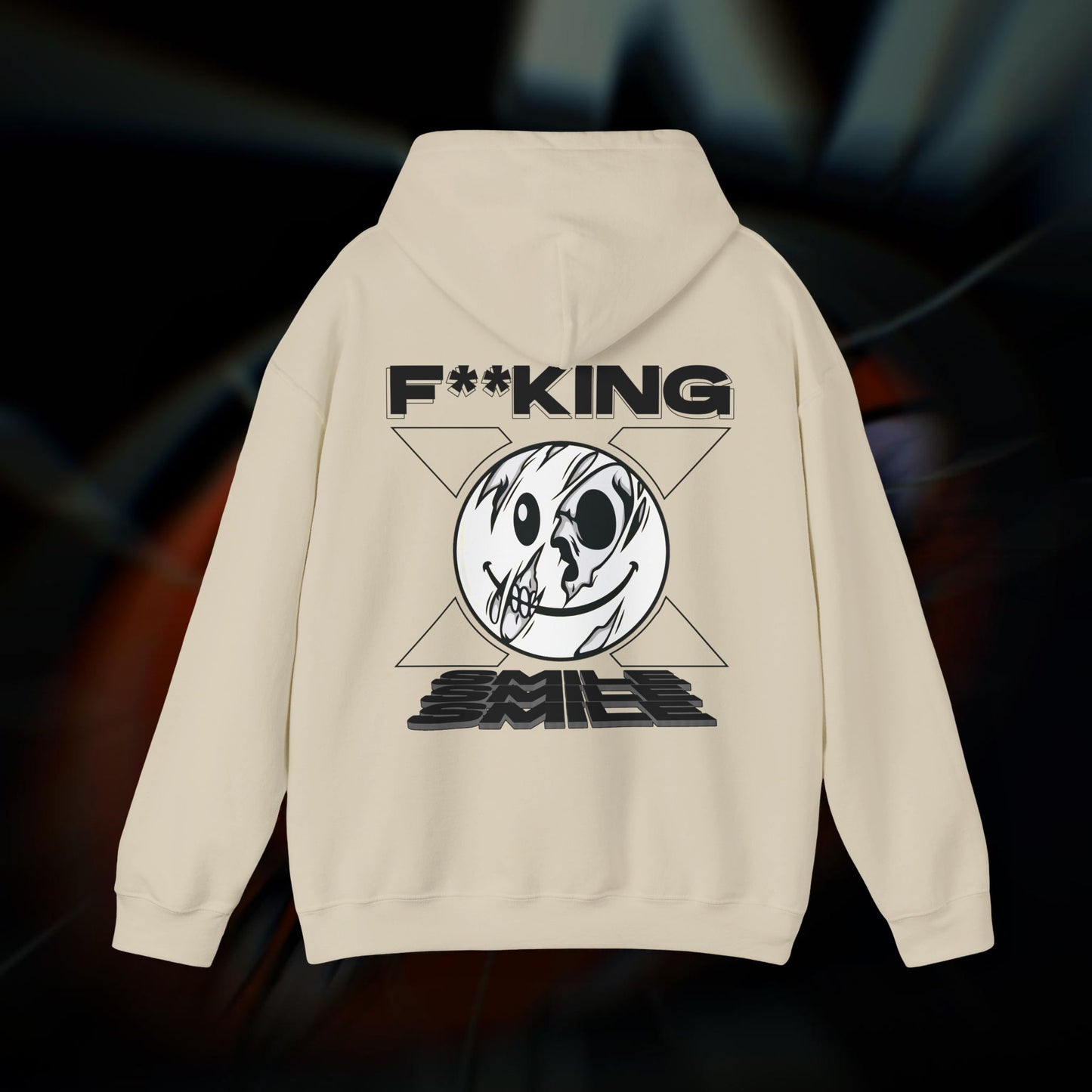 F**KING SMILE! - Sand - Hoodie