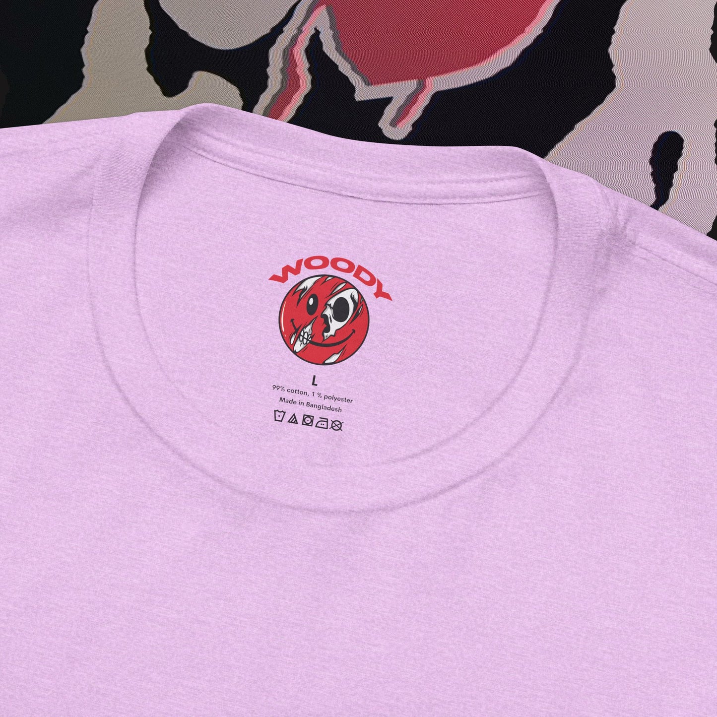 No-Nonsense - Heather Prism Lilac - T-Shirt