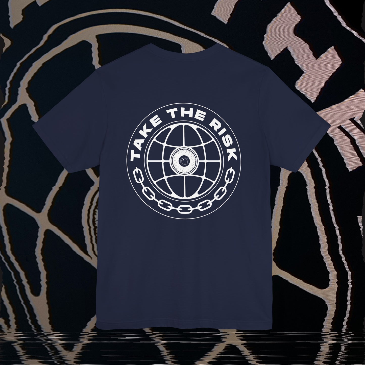 Take The Risk - Navy - T-shirt