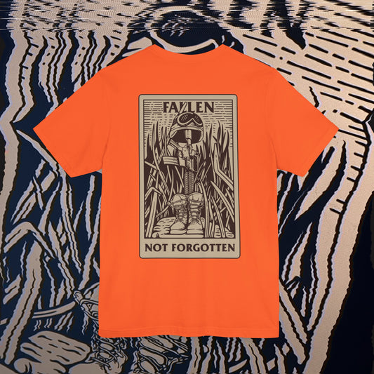 Fallen, Not Forgotten - Orange - T-Shirt