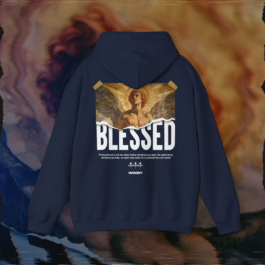 Blessed - Navy - Hoodie