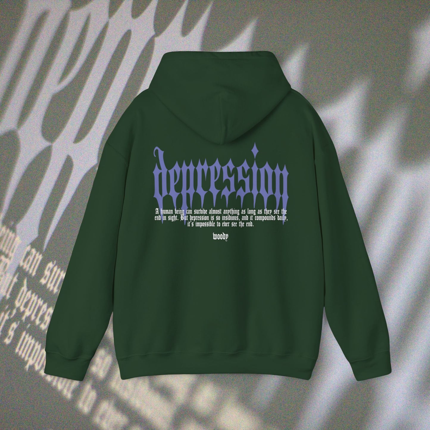 Depression - Forest Green - Hoodie